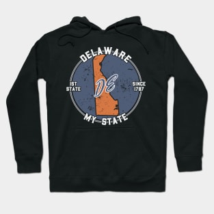 Delaware My State Patriot State Tourist Gift Hoodie